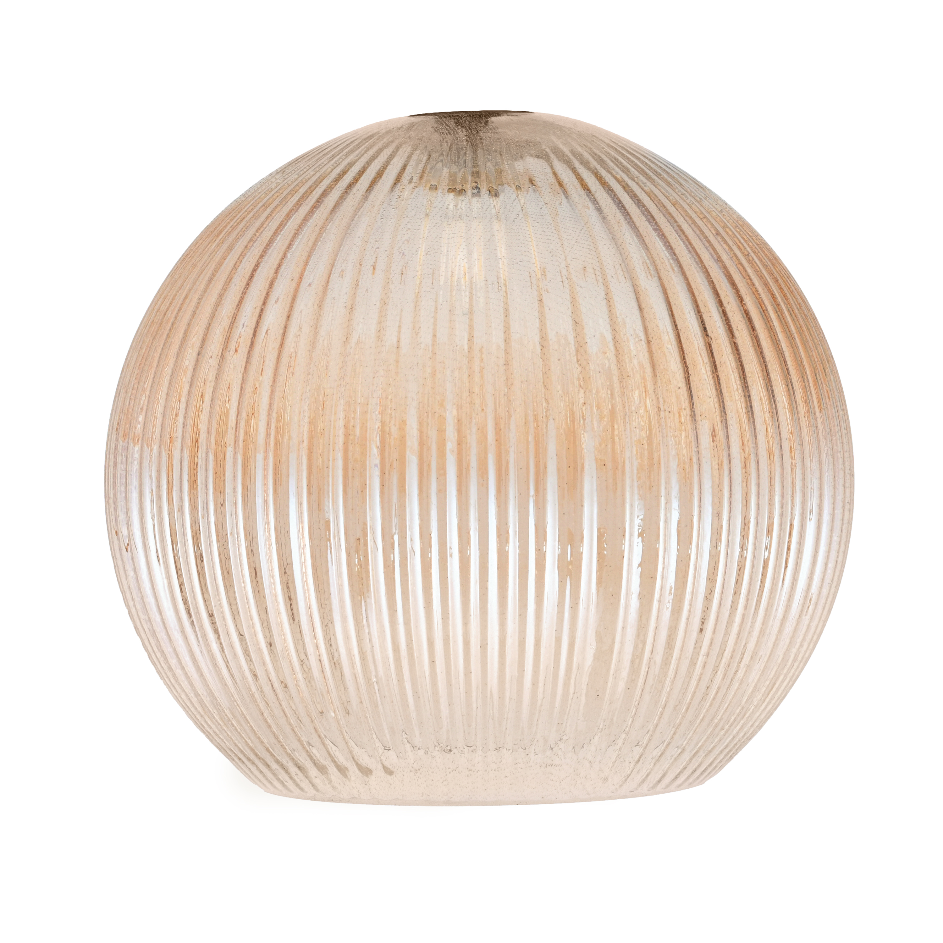 Amber Micro Bubble Ribbed